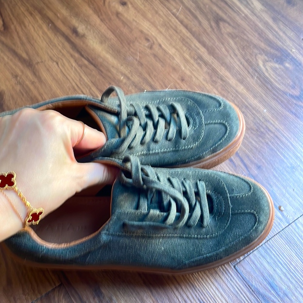 Zara suede loafers